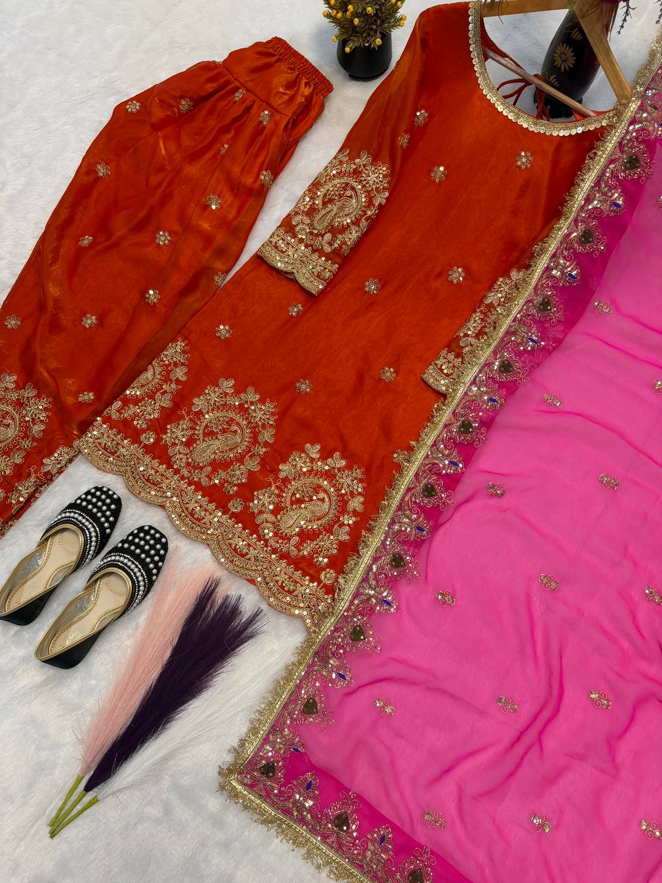 Neo-Classic Sage Couture Salwar Suit